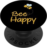 Bumble Bee Happy PopSockets PopGrip