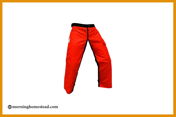 Forester-Chainsaw-Apron-Chaps-with-Pocket-Orange