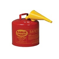 Eagle UI-F5 Red Galvanized Steel Type 1 Gasoline Safety Can