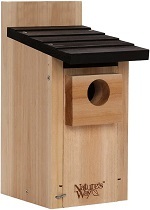 Nature’s Way Bird Products CWH3 Cedar Bluebird Box House