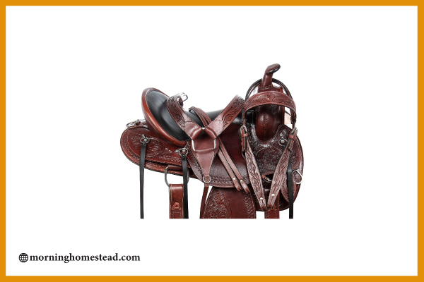 AceRugs-Roping-Western-Leather-Tooled-RANCHING-Comfy-Pleasure-Horse-Saddle-TACK-Set-Premium