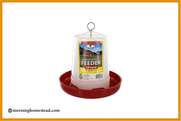 Little Giant Hanging Poultry Feeder 3lb 1