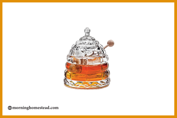 StudioSilversmiths-44153-Beehive-Crystal-Honey-Jar